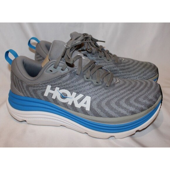 Hoka One One Other - NIB Hoka One Men's  Graviota 5 Running Athletic Sneakers GRAY BLUE SZ 10 EE WIDE